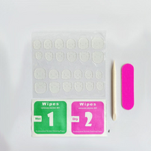 Load image into Gallery viewer, 10 Pcs Light Green Spring Fresh Press On Nails with Short Coffin Shape, Butterfly and White Rose Designs (Handmade, Available in Different Sizes)